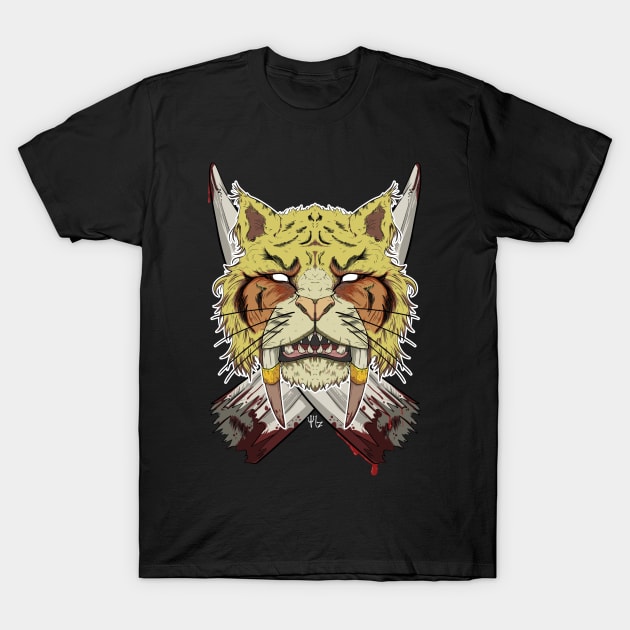 Sabertooth T-Shirt by Tallys's Store 